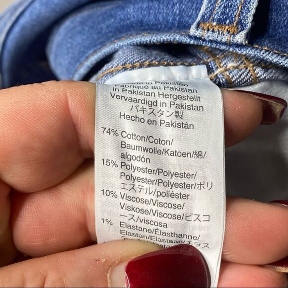 Madewell | High Rise Skinny Button Fly Raw Hem Jeans - Picture 6 of 9